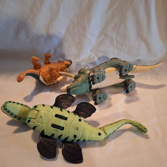 Imaginext Jurassic Dinosaur 5 Pterodactyl Tank Triceratops Ankylosaurus Splash - Picture 11 of 16